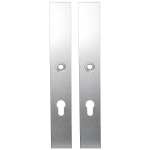 GPF1100.75 langschild XL rechthoekig PC72 RVS geborsteld