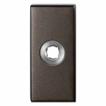 GPF1101.A1 R rozet rechthoekig 70x32x10 mm Dark blend rechts draaiend