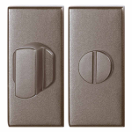 GPF1101.A3.0910 toiletgarnituur 70x32 mm stift 8 mm Mocca blend
