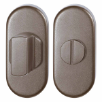 GPF1104.A3.0910 toiletgarnituur 70x32 mm stift 8 mm Mocca blend