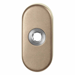 GPF1104.A4 L rozet ovaal 70x32x10 mm Champagne blend links draaiend