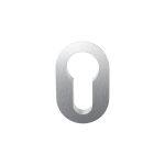 GPF1140.09 Minimalistische cilinderrozet 42x28x1,5mm RVS geborsteld