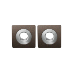 GPF1142.A1 Minimalistische rozet 28x28x1,5mm Dark Blend