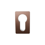 GPF1142.A2 Minimalistische cilinderrozet 42x28x1,5mm Bronze Blend