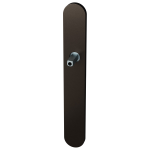GPF1170.A1.411 langschild XL afgerond BB72 Dark blend met vastgelaste knopvastzetter