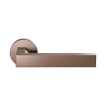 GPF1304.A2-00 Tapu deurkruk op ronde rozet Bronze blend 50x8mm