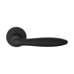 GPF1314.61-00 Rangi deurkruk op ronde rozet zwart, 50x8mm