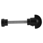 GPF6910.60 toiletgarnituur stift 8mm smeedijzer zwart