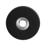 GPF8100.00 rozet 50x8mm zwart