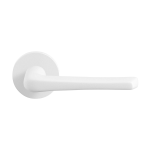 GPF8232.62-00 witte deurkruk Tiki op ronde rozet