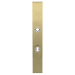 GPF9038.72P4 veiligheidsbuitenschild met kerntrekbeveiliging PC72  PVD mat messing
