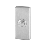 GPF9827.01 deur bel rechthoekig 70x32x10 mm RVS geborsteld