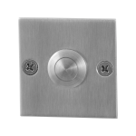 GPF9827.08 deurbel RVS vierkant 50x50x2 mm RVS geborsteld