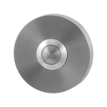 GPF9827.09 deurbel rond 50x8 mm RVS geborsteld