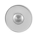 GPF9827.45 beldrukker RVS rond 50x6 mm RVS gepolijst