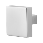 GPF9858.49 RVS gepolijst vierkante knop 60x60x16mm t.b.v. veiligheidsschilden vast incl. wisselstift