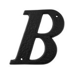 Landelijke huisnummer letter 'B', 152 mm