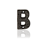 Landelijke huisnummer toevoeging letter 'B', 50 mm