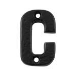Landelijke huisnummer toevoeging letter 'C', 50 mm