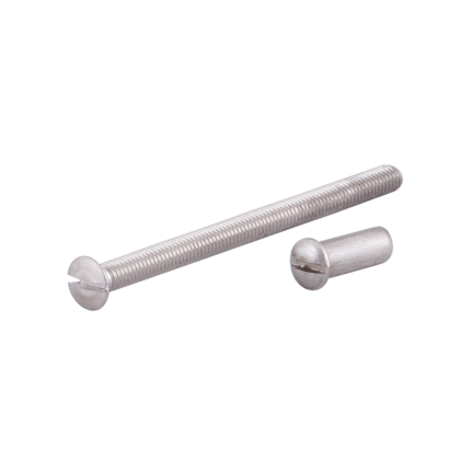 AG0357 RVS patentbout + huls M4x60 mm