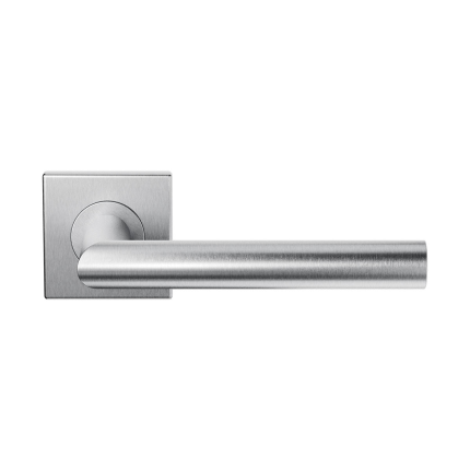 BLA115 RVS deurkruk op rozet 53x8mm