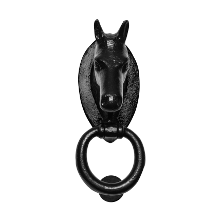 Deurklopper paard zwart KP4520