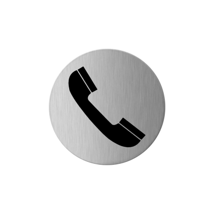 GPF0425.09 RVS pictogram telefoon