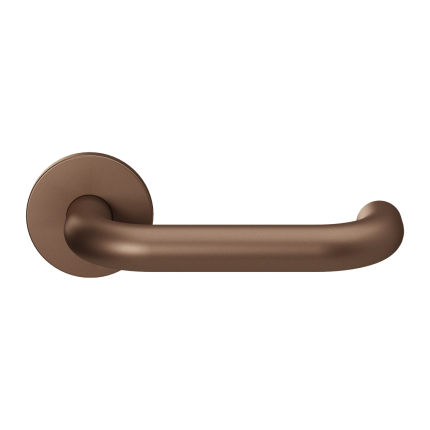GPF105VRA2 Bronze bl. deurkruk op rozet