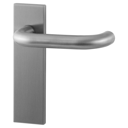 GPF105VS1 RVS deurkruk op kortschild