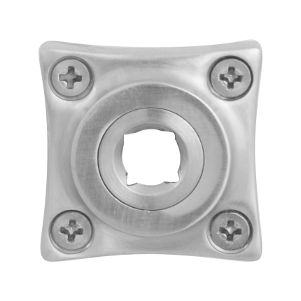 GPF1100.09 rozet 38x38x5mm RVS geborsteld