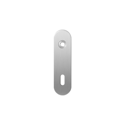 GPF1100.10L kortschild afgerond BB72 linksdraaiend RVS geborsteld