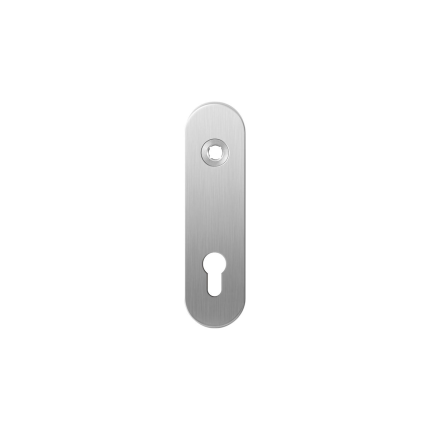 GPF1100.10L kortschild afgerond PC72 linksdraaiend RVS geborsteld