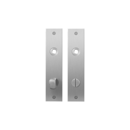 GPF1100.16 plaatschild rechthoekig WC72/8 normale knop RVS geborsteld