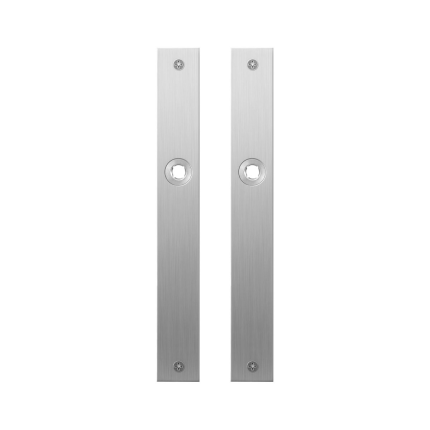 GPF1100.28 plaatschild rechthoekig blind RVS geborsteld