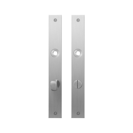 GPF1100.28 plaatschild rechthoekig WC72/8 normale knop RVS geborsteld
