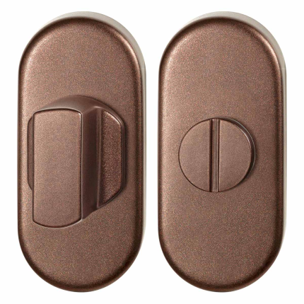 Bronze blend toiletgarn. gr.knop ovaal