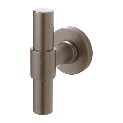 GPF3047 Mocca blend kruisknop op rozet