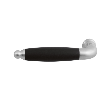 GPF4351L/R RVS mat/zwart kruk geb/rond