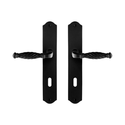 GPF6225.60 deurkruk op schild 238x41x4mm