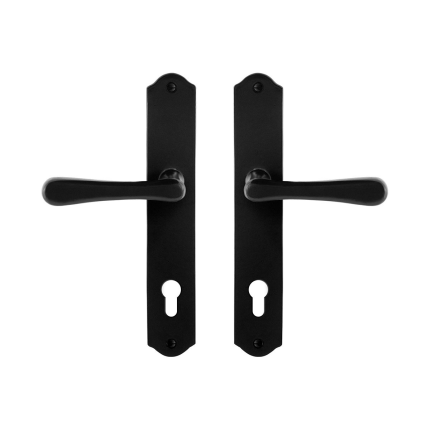 GPF6240.60 deurkruk op schild 238x41x4mm