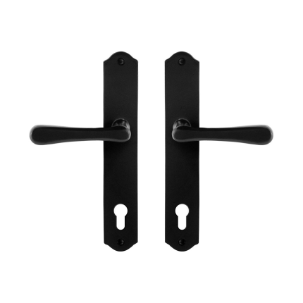 GPF6240.60 deurkruk op schild 238x41x4mm