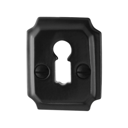 GPF6901.02 sleutelrozet 48x40x6mm smeedijzer zwart