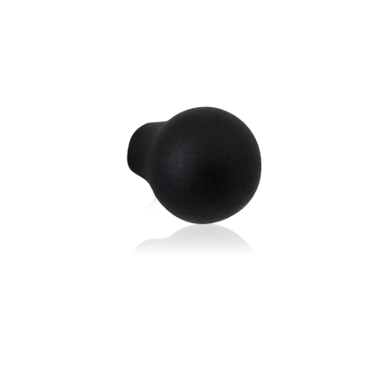 GPF8500.25 zwart meubelknop rond 25mm