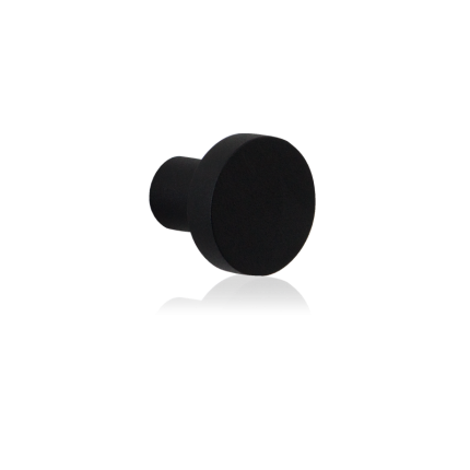GPF8504.25 zwart meubelknop rond 25mm