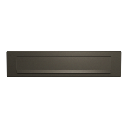 Dark blend briefplaat 340x77 mm/ klep