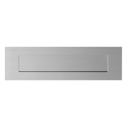 GPF9834.09 RVS briefplaat 350x100x2.5mm