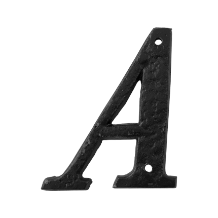 Landelijke huisnummer letter 'A', 101 mm
