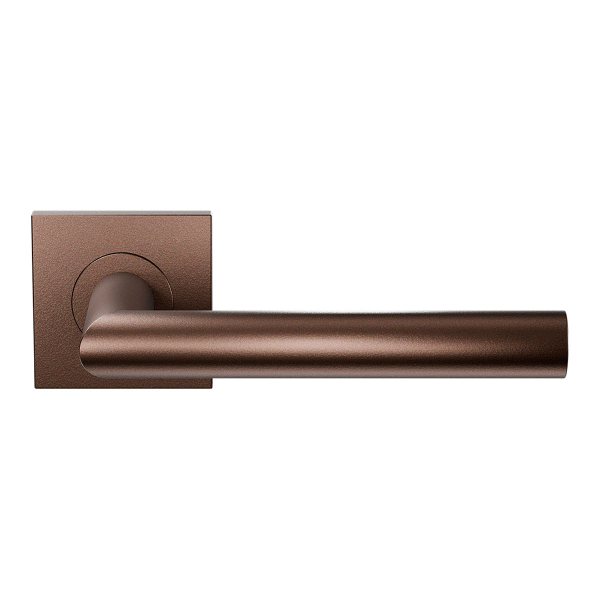 L-haaks model 19mm Deurkruk op Rozet Bronze Blend