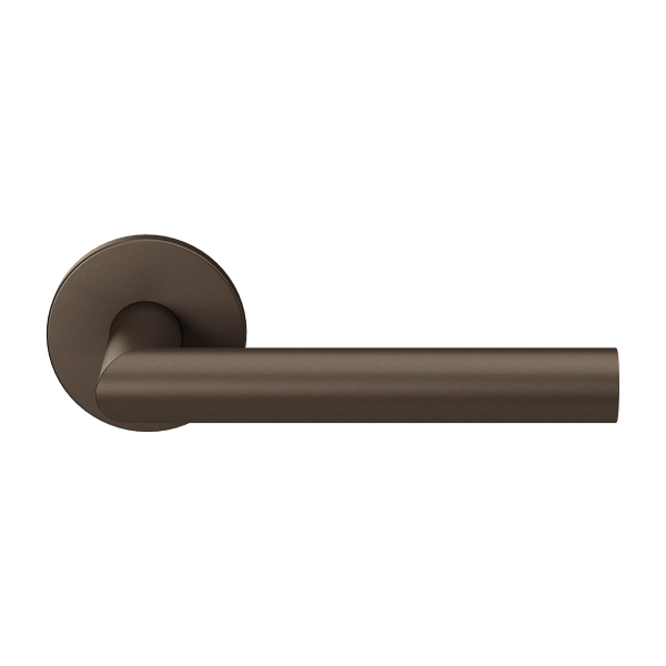 GPF115VRA1 Dark Blend L-haaks model 19mm deurkruk op rozet 53x6mm