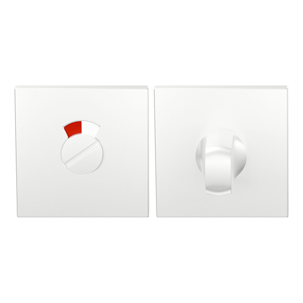 GPF199E Toiletgarnituur 53x53x6,5 mm Stift 8mm Wit Egaal